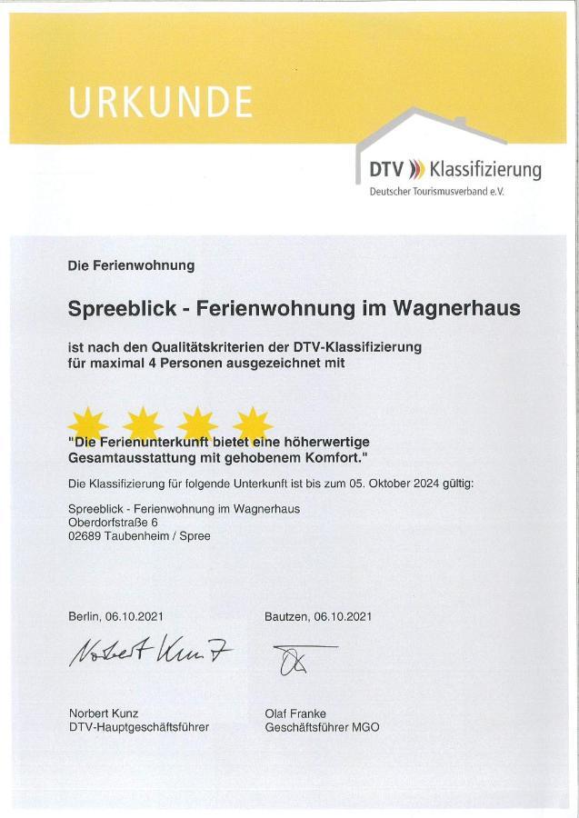 Alter Graben Ferienwohnung Spreeblick מראה חיצוני תמונה